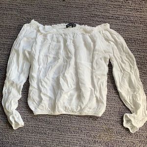 White off the shoulder Brandy Melville Blouse